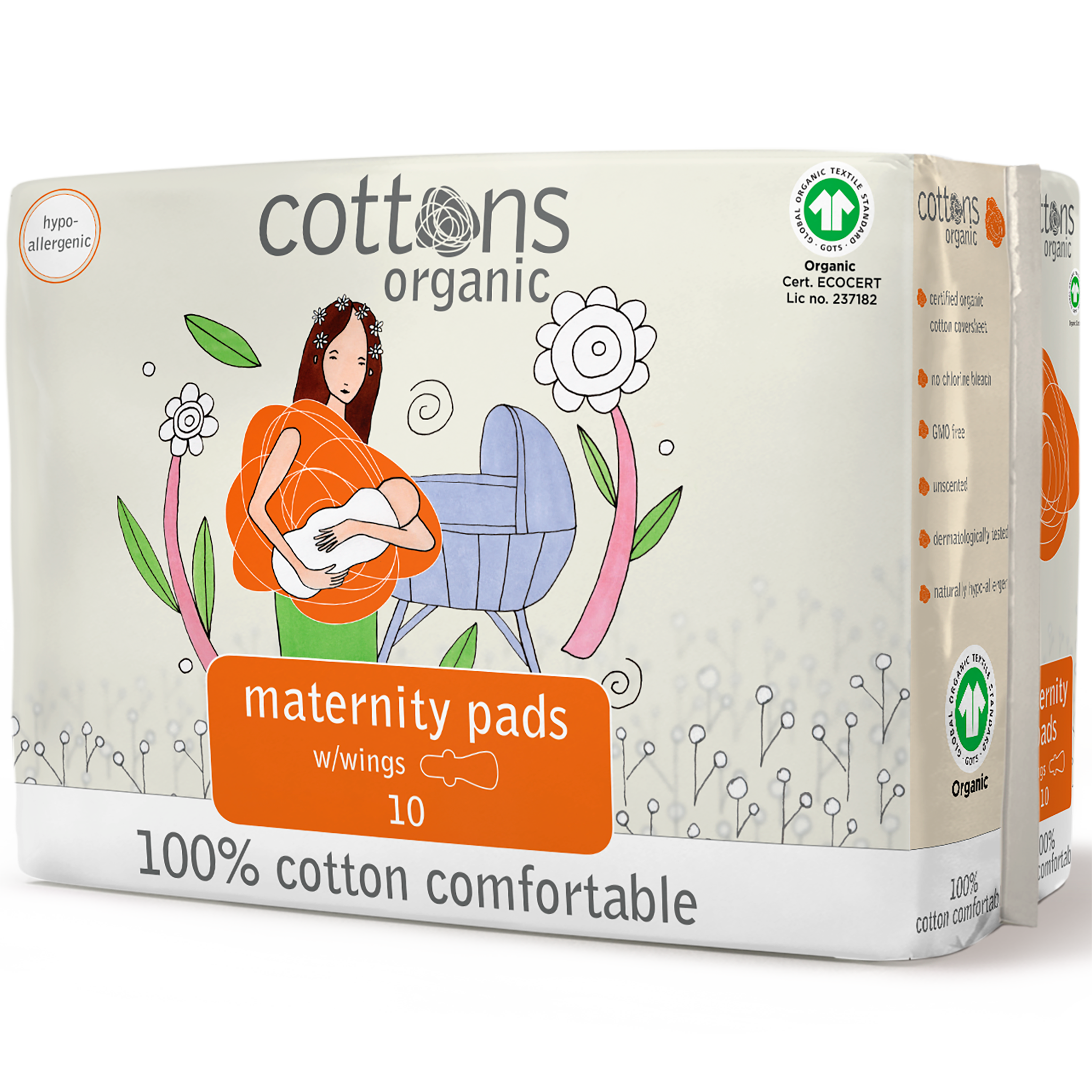 Maternity Pads with Wings