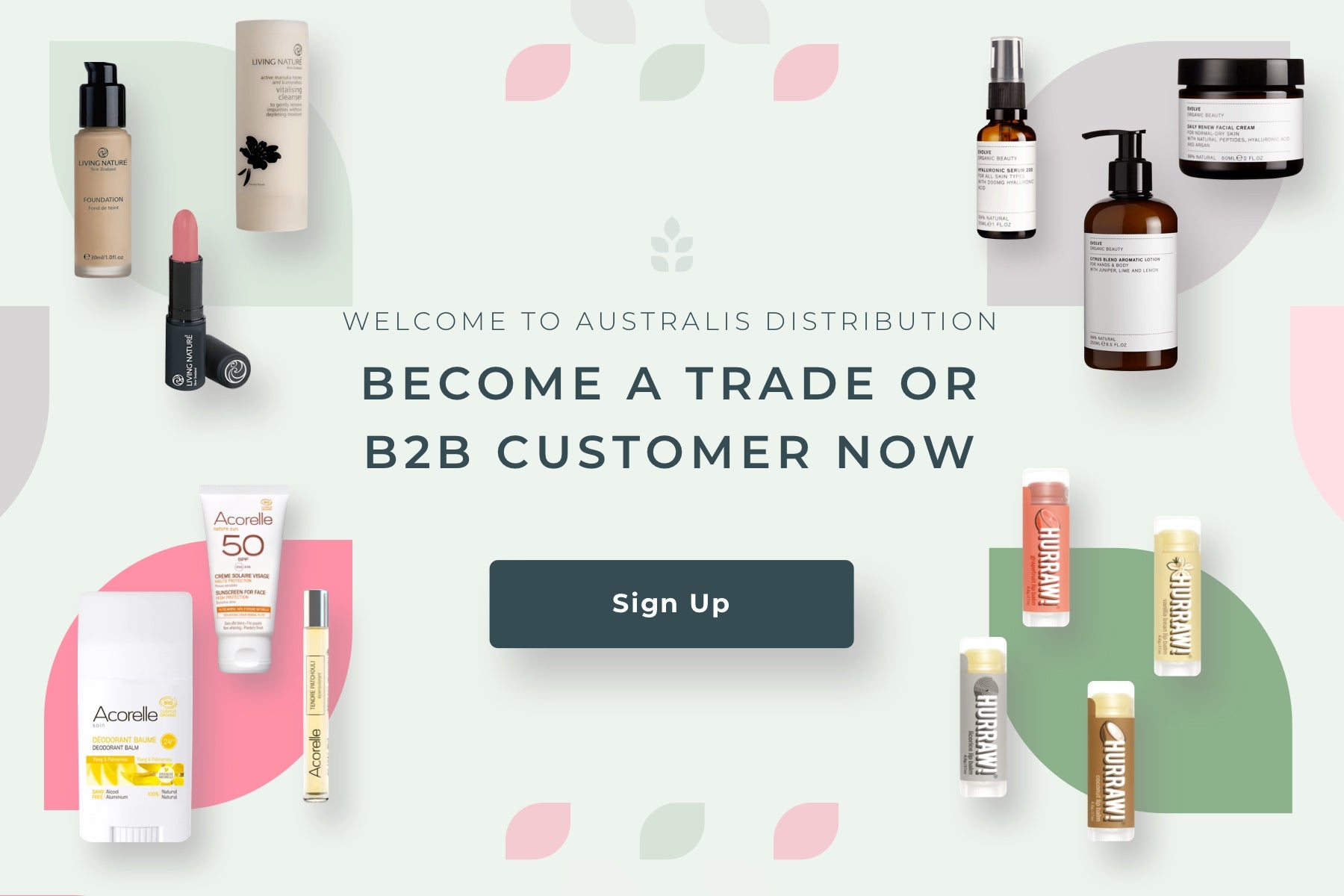 sign up for a natural beauty wholesale account