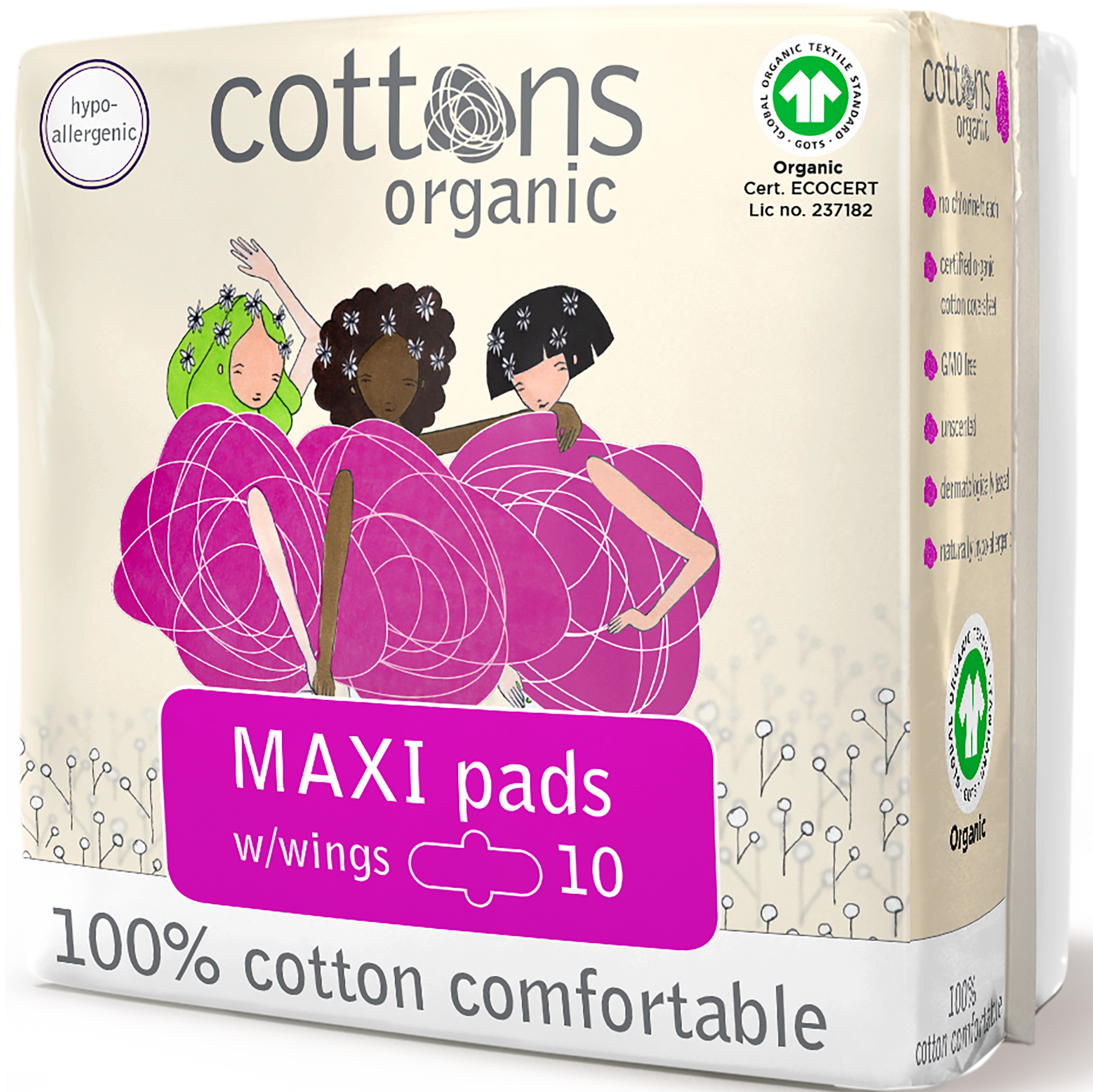 Maxi Pads with Wings