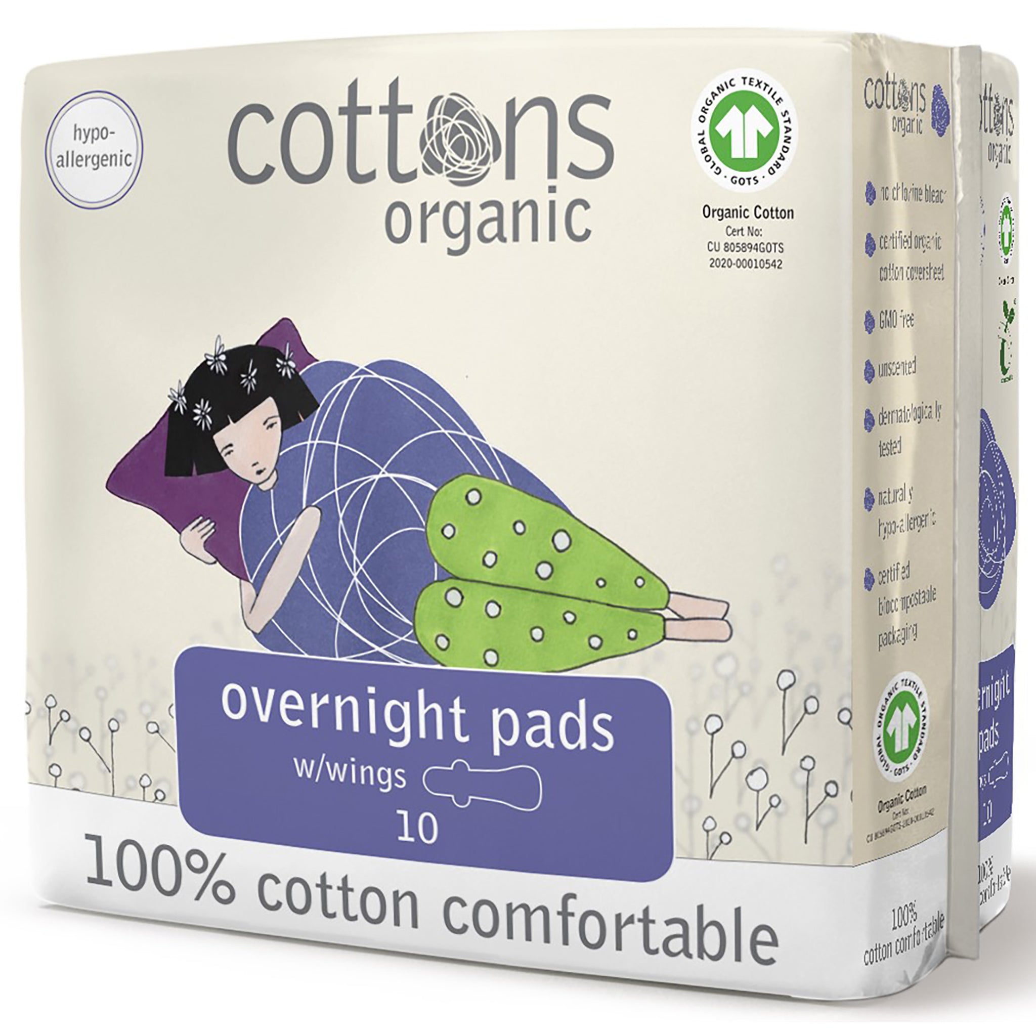 Overnight Pads with Wings
