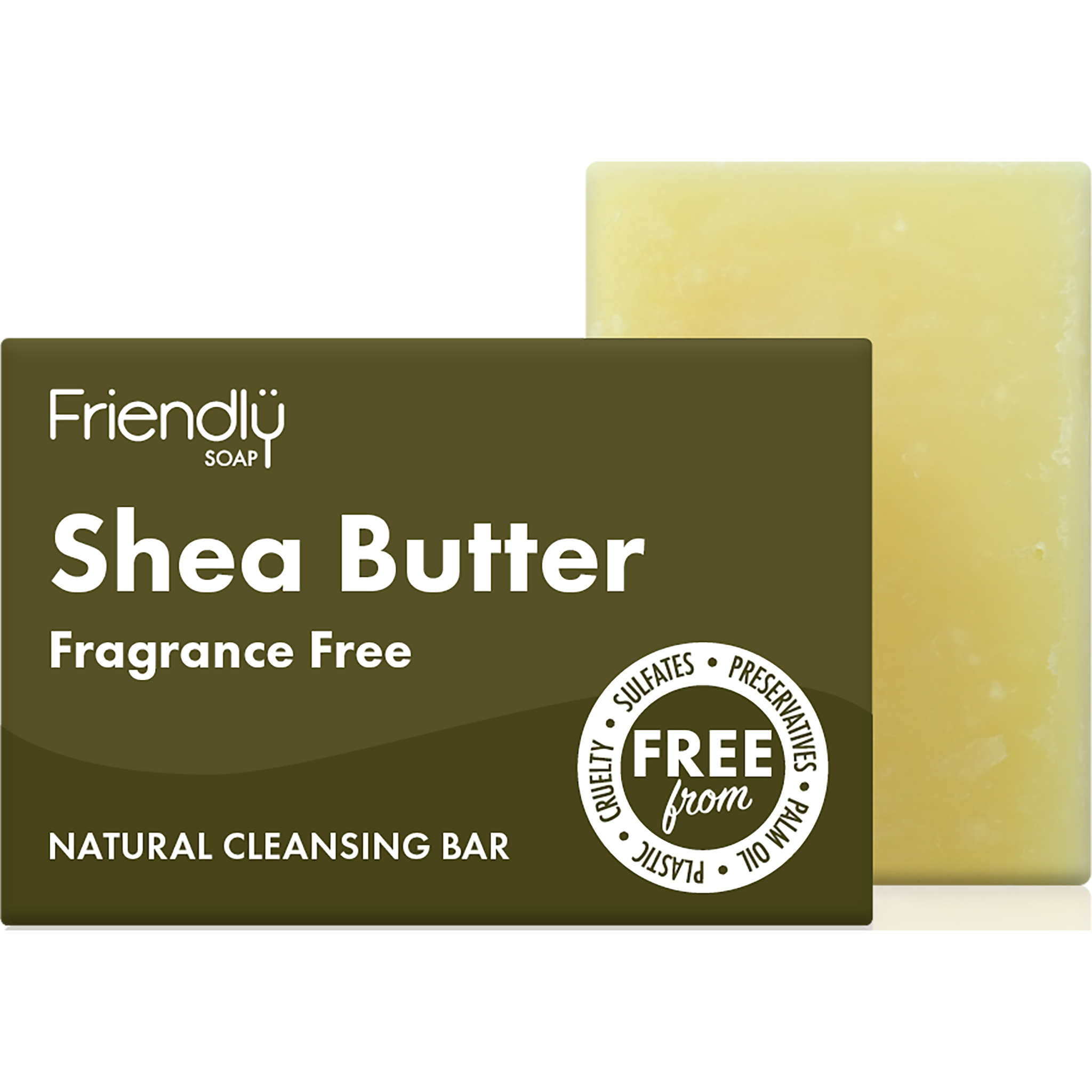 Shea Butter Fragrance Free Cleansing Bar